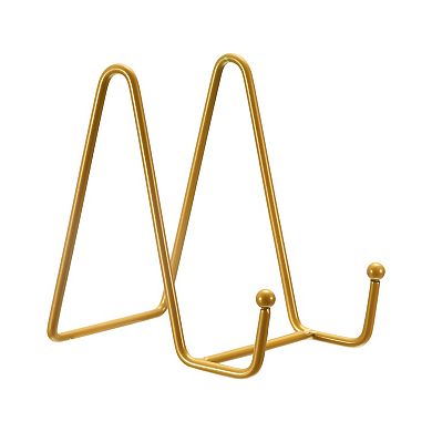 2Pcs 4.3Inch Plate Stand for Display Iron Easel Plate Holder for Photo