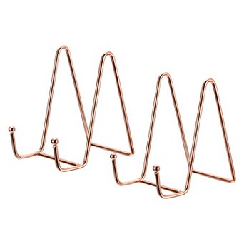 2 pc 4.3Inch Plate Stand for Display Iron Easel Plate Holder for Photo