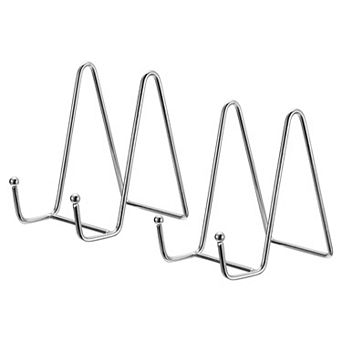 2 pc 4.3Inch Plate Stand for Display Iron Easel Plate Holder for Photo