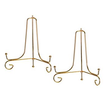 2 pc 5 Inch Plate Stands for Display Iron Folding Easel Plate Holders