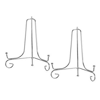 2 pc 5 Inch Plate Stands for Display Iron Folding Easel Plate Holders