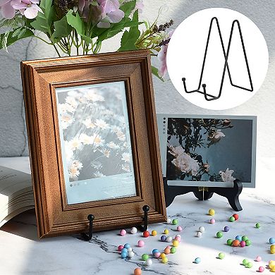 3Pcs 6Inch Plate Stand for Display Iron Easel Plate Holder for Photo