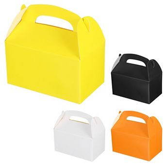 16 pc 6"x4"x3" Gable Boxes with Handles Party Favor Boxes Welcome Boxes Treat Boxes