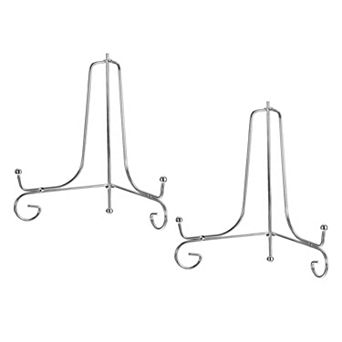 2 pc 7 Inch Plate Stands for Display Iron Folding Easel Plate Holders