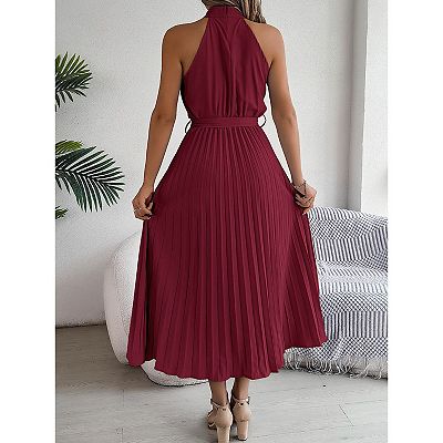 white christmas dresses Navy Satin Babydoll Mini Dress - Flowy Cocktail Party Dress | Sky to Moon