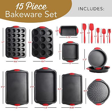 JoyTable Nonstick Carbon Steel Bakeware Set