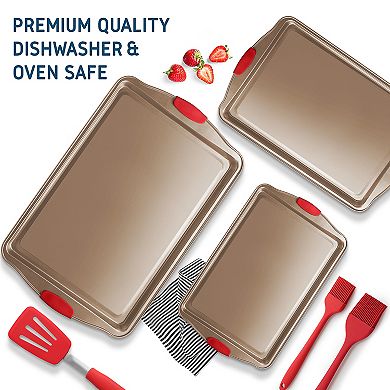Joytable 3 Piece Nonstick Cookie Sheets