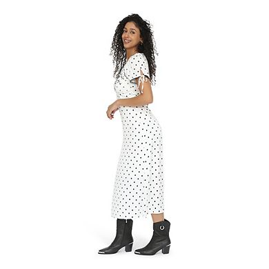 You & I Polka Dot Midi Dress