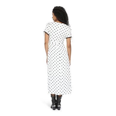 You & I Polka Dot Midi Dress