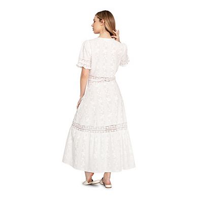 Summer Breeze Lace Midi Dress