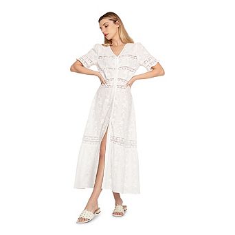 Summer Breeze Lace Midi Dress