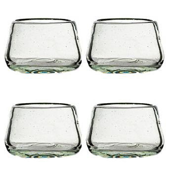 10 Strawberry Street La Ruta Tequila Taster 4 pc Copitas Set