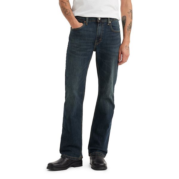 Levi's Men's 527 Slim Bootcut Stretch Low Rise Slim Fit Boot Cut Jeans -  Wave