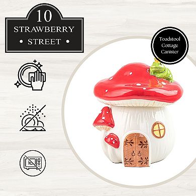 10 Strawberry Street Toadstool Cottage Canister
