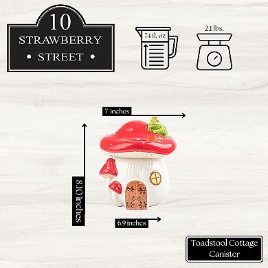 10 Strawberry Street Toadstool Cottage Canister