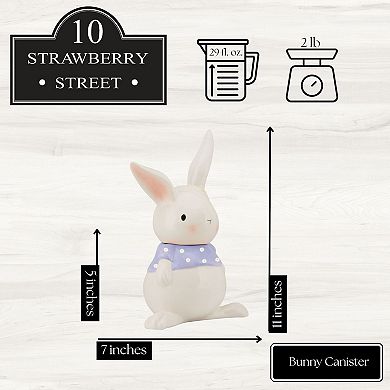 10 Strawberry Street Bunny Canister
