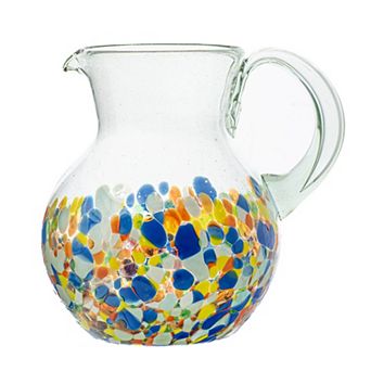10 Strawberry Street San Lucas Mexican Glassware Pitcher