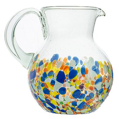 10 Strawberry Street San Lucas Mexican Glassware Pitcher