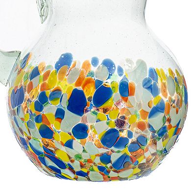 10 Strawberry Street San Lucas Mexican Glassware Pitcher