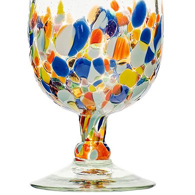 10 Strawberry Street San Lucas Mexican 4-pc. Hurricane Glassware Set