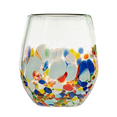 10 Strawberry Street San Lucas Mexican 4-pc. Stemless Wine Glass Glassware Set