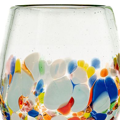 10 Strawberry Street San Lucas Mexican 4-pc. Stemless Wine Glass Glassware Set