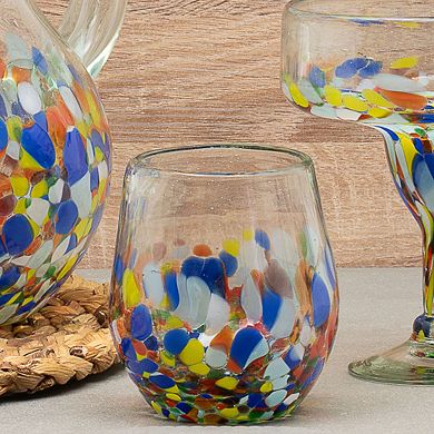 10 Strawberry Street San Lucas Mexican 4-pc. Stemless Wine Glass Glassware Set