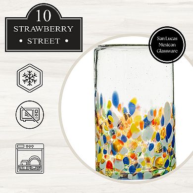 10 Strawberry Street San Lucas Mexican 4-pc. Hiball Glassware Set
