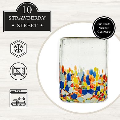 10 Strawberry Street San Lucas Mexican 4-pc. Double Old Fashioned Glassware Set