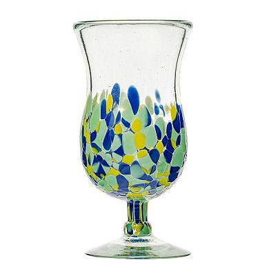 10 Strawberry Street Mazatlan Mexican 4-pc. Hurricane Glassware Set