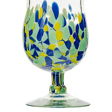 10 Strawberry Street Mazatlan Mexican 4-pc. Hurricane Glassware Set