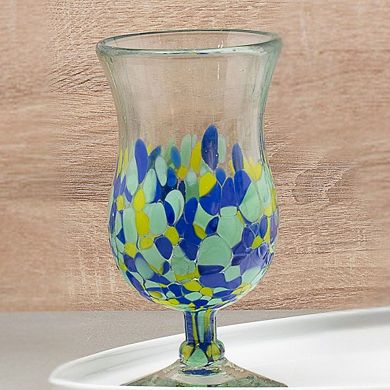 10 Strawberry Street Mazatlan Mexican 4-pc. Hurricane Glassware Set