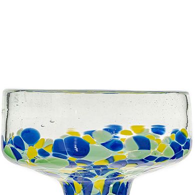 10 Strawberry Street Mazatlan Mexican 4-pc. Margarita Glassware Set