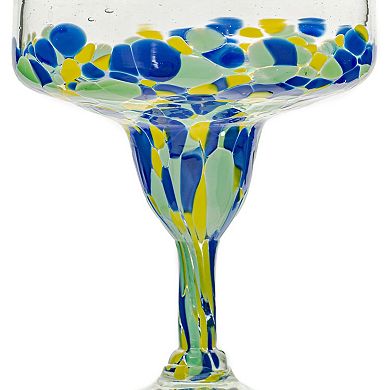 10 Strawberry Street Mazatlan Mexican 4-pc. Margarita Glassware Set