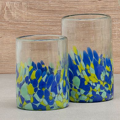 10 Strawberry Street Mazatlan Mexican 4-pc. Double Old Fashioned Glassware Set