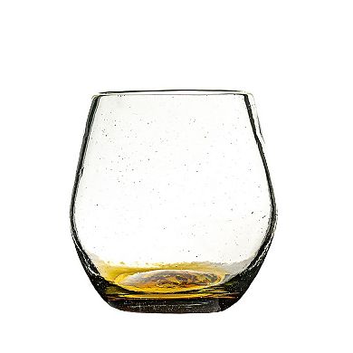 10 Strawberry Street Jimador Mexican 4-pc. Stemless Wine Glass Glassware Set