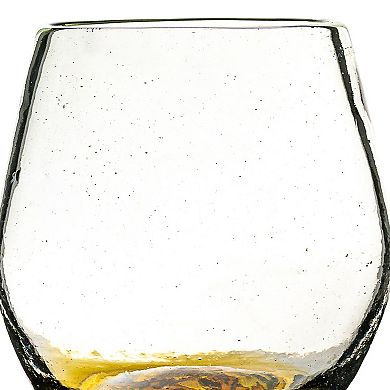 10 Strawberry Street Jimador Mexican 4-pc. Stemless Wine Glass Glassware Set