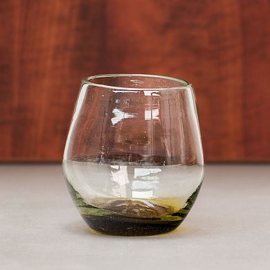 10 Strawberry Street Jimador Mexican 4-pc. Stemless Wine Glass Glassware Set