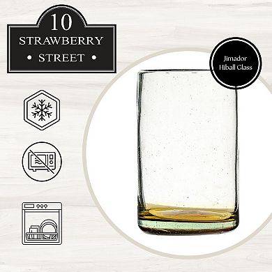 10 Strawberry Street Jimador Mexican 4-pc. Hiball Glassware Set