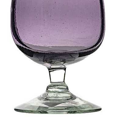 10 Strawberry Street 4-Piece Morado Mexican Hurrican Glassware Set