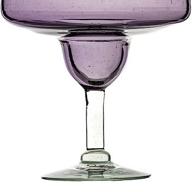 10 Strawberry Street 4-Piece Morado Mexican Margarita Glassware Set