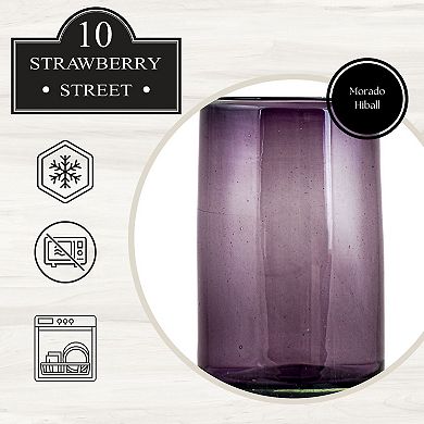 10 Strawberry Street 4-Piece Morado Mexican Hiball Glassware Set