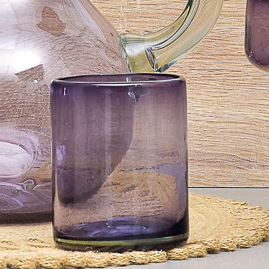 10 Strawberry Street 4-Piece Morado Mexican Glassware Set