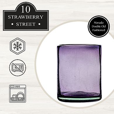 10 Strawberry Street 4-Piece Morado Mexican Glassware Set