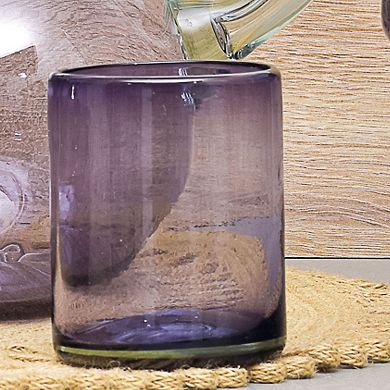 10 Strawberry Street 4-Piece Morado Mexican Glassware Set