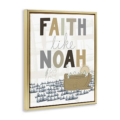 Stupell Home Decor Noah's Ark Faith Canvas Wall Art