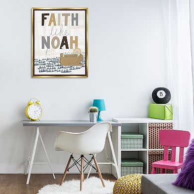Stupell Home Decor Noah's Ark Faith Canvas Wall Art