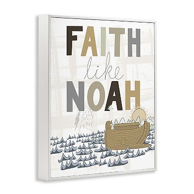 Stupell Home Decor Noah's Ark Faith Canvas Wall Art