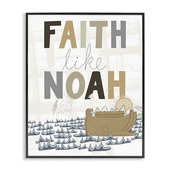Stupell Home Decor Noah's Ark Faith Canvas Wall Art