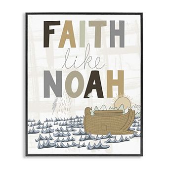 Stupell Home Decor Noah's Ark Faith Canvas Wall Art